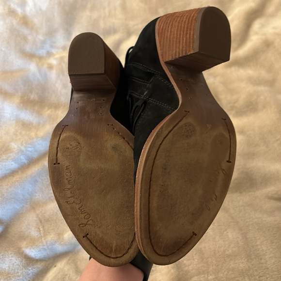 Sam Edelman suede ankle boots with Cuban heel 6.5 - Picture 4 of 5